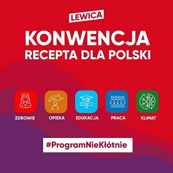 Lewica plakat konwencja lewicy